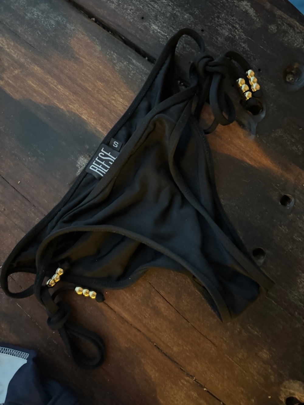 Women’s Black Swim Bottoms - Classic Bikini